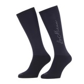 Navy blue socks with LeMieux diamante logo